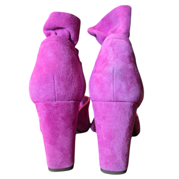 Seychelles Ruffle Block Heel High Heels Size 7.5 - Picture 5 of 8